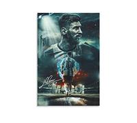 Lionel Messi 1 Poster Canvas Art Prints Poster Wall Art Decor for Home Bathroom Bedroom Office Living Room No Frame 15.7 x 23.6 Inch