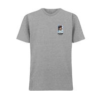 Lionel Messi 2006 World Cup Sticker Men's T-Shirt - Gray / 3XL