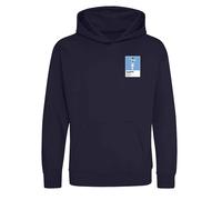 Lionel Messi Argentina Icon Frame Kids Hoodie - Navy / 9-11 years