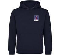Lionel Messi Barcelona 1 Icon Frame Men's Hoodie - Navy / M