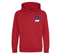 Lionel Messi Barcelona Icon Frame Kids Hoodie - Red / 18-24 months