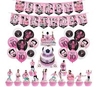 Lionel Messi Birthday Party Supplies - Balloons, Cake Decorations and Banners