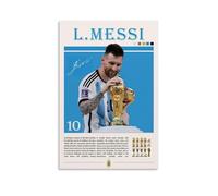 Lionel Messi Classic Celebrity Athlete Poster - Home Canvas Painting Oil Painting Print Signature Poster - 12x18inch (30x45cm) Unframe-style-3