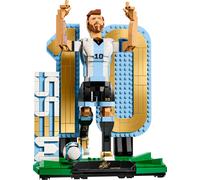 LEGO Editions Lionel Messi - Football Legend Toy - 3D Figure Display Model Kit - DIY Kids' Room Decor - Gift for 12+ Year Old Boys, Girls & Adult Sports Fans - 43015
