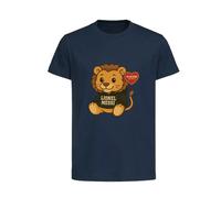 Lionel Messi Lion Logo Kids T-Shirt - Navy / 7-8 years