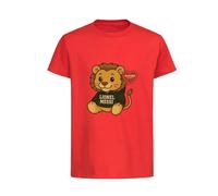 Lionel Messi Lion Logo Kids T-Shirt - Red / 4-5 years