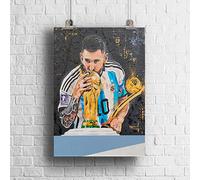Lionel Messi Original Artwork A3 Print