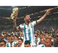 Lionel Messi Poster Football Player Wall Art Picture A4