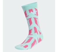 adidas Unisex LIONEL MESSI PRINT SOCK 3 PAIR PACK, semi flash aqua/white/white, 6.5-8