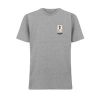 Lionel Messi World Cup Sticker Men's T-Shirt - Gray / 2XL