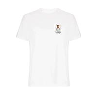 Lionel Messi World Cup Sticker Men's T-Shirt - White / 2XL