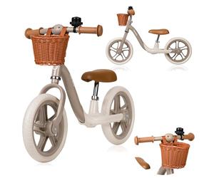lionelo ALEX Kids Balance Bike for Ages 3+ Lightweight, Adjustable Seat, EVA Foam Wheels, Safety Handlebar, Up to 30kg Perfect Outdoor Adventurer Gift