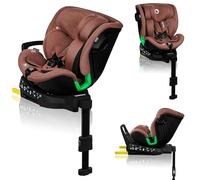 LIONELO Baby Car Seat HARMONY i-Size for kids 0-36 kg with EasyTurn Swivel 360°, ISOFIX, Side Impact Guard, Bamboo Comfort, Grows with Child (40-150 cm/Group 0+1/2/3 Approx 0-12 Years) Advanced Safety