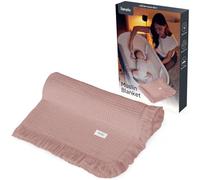 Lionelo Bamboo Blanket, Baby Blanket, Cuddly Blanket, Lightweight Bamboo Blanket, Changing Mat, 100% Cotton, Natural, Soft, Antibacterial, Hypoallergenic, From 1st Day of Life, 100 x 70 cm