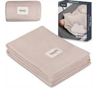 LIONELO Bamboo Baby Blanket 100 x 75 cm | 100% Natural Bamboo Cotton, Soft, Breathable, Hypoallergenic and Suitable for Travel, Nursery or Changing