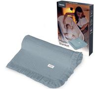 Lionelo Bamboo Blanket, Newborn, Cuddly Blanket Baby, Lightweight Bamboo Blanket, Changing Mat, 100% Cotton, Naturally Soft, Antibacterial, Hypoallergenic, from the 1st Day of Life, 100 x 70 cm