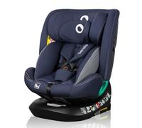 Lionelo Bastiaan i-Size 4in1 Car Seat with ISOFIX for Kids 0-12yo (40-150cm) Latest R129 I-Size 360° Swivel Rearward Facing Option 14 Adjustments Enhanced Side Protection (Navy, I-Size)