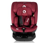 Lionelo Bastiaan RWF i-Size Isofix Car Seat for Kids Ages 0-12 Advanced i-Size Safety Standards, 360° Swivel, Side Protection, Rear-Facing Option, Adjustable Headrest & Recliner (RWF I-Size, Red)