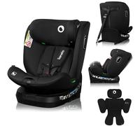 LIONELO Car Seat Brave I-Size for Newborn up to 12 Years Old with 360° Swivel, ISOFIX and TopTether Installation, Memory Foam Headrest, Advanced Side Protection, Adjustable Recline & Headrest