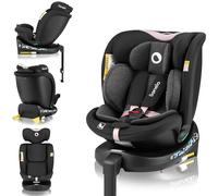Lionelo Navy i-Size ISOFIX 360° Rotating Car Seat for Kids 40-150cm (from Birth to 4yo) ISOFIX, Rear & Forward Facing, Supporting Leg, 5-Point Harness, Adjustable Headrest & Recline