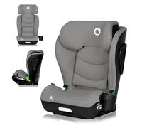 LIONELO Child Car Seat Neal I-Size from 3 to 12 Years (Group 2/3,100 to 150 cm) ISOFIX or Car Safety Belt Installation, Adjustable Headrest, Side Impact Protection, Armrests, R129 (Grey)