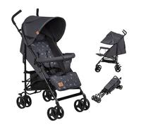 Lionelo ELIA Lightweight Stroller from 6 Months to 3 Years, Compact & Foldable Travel Pushchair with XXL Sunshade, 5-Point Safety Harness, Shock-Absorbent Wheels & Large Shopping Basket