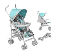 Lionelo ELIA Lightweight Stroller from 6 Months to 3 Years, Compact & Foldable Travel Pushchair with XXL Sunshade, 5-Point Safety Harness, Shock-Absorbent Wheels & Large Shopping Basket