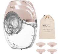 Lionelo FIDI Free Slim 150 ml, Lightweight Quiet Breast Pump, Cordless, Wearable & Hands Free Electric Breast Pump with 3 Modes, 8 Levels, 60 kPa Suction, 3 h Battery, USB-C, 4 Sizes Silicone Flanges