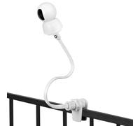 Lionelo FLEXIGRIP White Flexible Camera Mount for Baby Monitor Stand for Camera Attachment, for Monitoring the Baby Bracket Compatible with Babyline Baby Monitor 3.2, View, 8.2