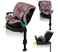 LIONELO Harmony i-Size Car Seat 40-150 cm with 360° Swivel | 0-12 years, 0-36 kg, ISOFIX Installation, Side Impact Protection, Bamboo Fabric