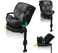 LIONELO Harmony i-Size Car Seat 40-150 cm with 360° Swivel | 0-12 years, 0-36 kg, ISOFIX Installation, Side Impact Protection, Bamboo Fabric