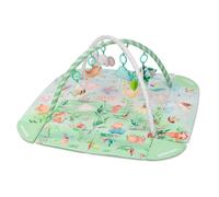 Lionelo Inga Multicolor Play Mat Baby with Arches, Baby Gym with 7 Detachable Elements, Sensory Baby Activity Gym Play Mat for Tummy Time, Foldable, Teether Included