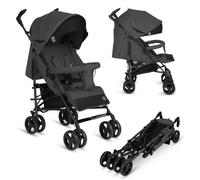 LIONELO Irma Lightweight Foldable Pushchair up to 15 kg | Multi-Position Reclining Seat, Adjustable Footrest, 5-Point Harness, One-Foot Rear Brake, Large Basket and Compact Fold