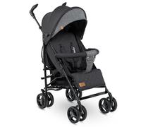 Lionelo IRMA Lightweight & Foldable Stroller Pushchair up to 15 kg (approx. 3 years) with Lie-Flat Function, 5-Point Harness, Large 6-inch Wheels, Mosquito Net, Large Basket and Hood, Rotating Handles