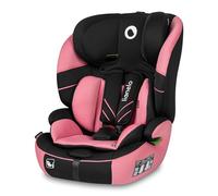 Lionelo Levi Adjustable Car Seat for 9-36kg Transforms with Your Child from Infant to 12 Years, Multi-Level Headrest & Insert Options, Enhanced Side Protection, Easy Install & Wash (ONE, Pink Black)