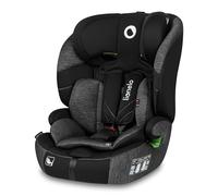 Lionelo Levi Adjustable Car Seat for 9-36kg Transforms with Your Child from Infant to 12 Years, Multi-Level Headrest & Insert Options, Enhanced Side Protection, Easy Install & Wash (ONE, Black Grey)