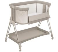 LIONELO Luna 2-in-1 Bedside Crib and Travel Cot from Birth