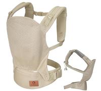 Lionelo Margareet Air Ergonomic Baby Carrier for Babies from 4 Months to 20 kg, 3 Carrying Positions, Breathable Material, Removable Hood, Double Safety