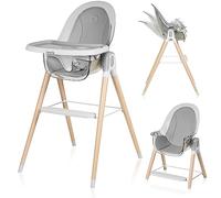 LIONELO Maya 2-in-1 Children's High Chair, High Adjustable Chair, Removable Tray, Non-Slip, 6 to 36 Months, 5-Point Safety Belt, Load Capacity up to 15 kg / 25 kg