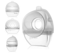 LIONELO Milky 2-in-1 Milk Collector and Manual Breast Pump | 60 ml BPA-Free Silicone Collector, Gentle Low Pressure, Discreet, Comfortable and Easy to Clean