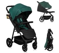 Lionelo MIRA Compact Lightweight Pushchair from 6-48 Months, Stroller with Lie-Flat Seat, All-Terrain Wheels, Double Suspension, XXL Waterproof Canopy, Magnetic 5-Point Buckle, Adjustable Handlebar