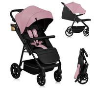 Lionelo MIRA Compact Lightweight Pushchair from 6-48 Months, Stroller with Lie-Flat Seat, All-Terrain Wheels, Double Suspension, XXL Waterproof Canopy, Magnetic 5-Point Buckle, Adjustable Handlebar