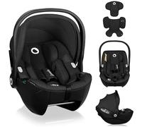 Lionelo Moxie i-Size Car Seat 40-87 cm - Infant Carrier Group 0+ Lightweight (4.3 kg) Rear-Facing with Bamboo Fabric, Memory-Foam, Adjustable Headrest & Side-Impact Protection, i-Size R129 Compliant