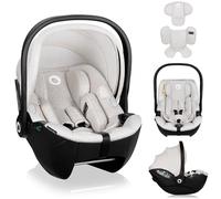 Lionelo Moxie i-Size Car Seat 40-87 cm - Infant Carrier Group 0+ Lightweight (4.3 kg) Rear-Facing with Bamboo Fabric, Memory-Foam, Adjustable Headrest & Side-Impact Protection, i-Size R129 Compliant