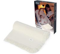 lionelo Muslin Blanket Baby Blanket 70 x 100 cm, 100% Cotton Muslin Blanket, Soft Breathable Swaddle Blanket for Newborn, All Season Use, Thick 6 Layer Weave, Reinforced Tassels, Gift Box