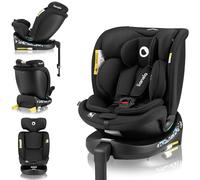 Lionelo Navy i-Size ISOFIX 360° Rotating Car Seat for Kids 40-150cm (from Birth to 4yo) ISOFIX, Rear & Forward Facing, Supporting Leg, 5-Point Harness, Adjustable Headrest & Recline