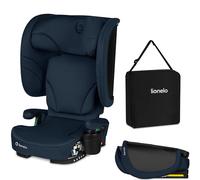 Lionelo ORIN i-Size Foldable Car Seat with ISOFIX or/& Belt Installation for babies 3,5-12 years /100-150 cm Lightweight High Back Booster Seat with Carry Bag, 14-Position Headrest 4 Recline, Washable