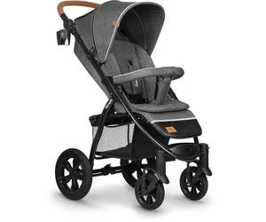 LIONELO Pushchair from Birth up to 22 kg Annet Tour Light & Foldable Stroller with Reclining backrest to a Lying Position, EVA Foam Wheels, Mosquito Net, Footblanket, Drink Holder, Basket, XXL Hood