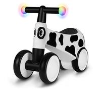 LIONELO SAMMY Balance Bike for 1 to 3 Years, Toddler Walker with 4 Wheels Up to 25 kg, Non-slip Handles with Lights, 3 Design Choices, Ergonomic Saddle, Suitable for Both Girls and Boys, Great Gift