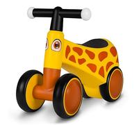 Lionelo SAMMY 4-Wheel Ride-On & First Balance Bike for Toddlers 1-3 Years, Lightweight 1.8 kg, Stable Toddler Push Ride, Ergonomic Seat with Double Padding, Light-Up Anti-Slip Handles, Foam Wheels,